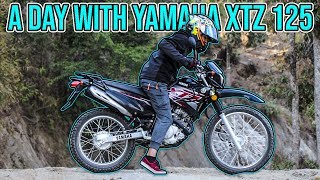 A Day With Yamaha XTZ 125  Nepal [upl. by Saunderson]