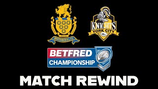 MATCH REWIND Whitehaven RLFC v York Knights Betfred Championship Round 22 1924 [upl. by Peony611]