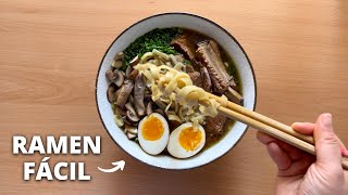 Ramen Casero Fácil paso a paso 🍜  Cocina con Coqui [upl. by Danica199]