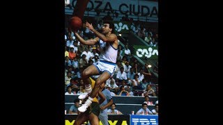 MUNDOBASKET 1986 HELLASBRAZIL 95115 GALIS vs OSKAR SCHMIDT [upl. by Adnirb]