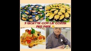 Tubettini con le cozze  ricetta e tecnica di apertura delle cozze a crudo [upl. by Tillo]