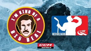 Big Deals VS Feisty Lizards  Div 6  13th September  IceHQ Beer League ice hockey [upl. by Neenad]