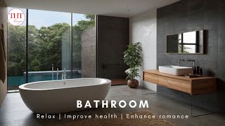 Modern bathroom design with bathtub [upl. by Isador276]