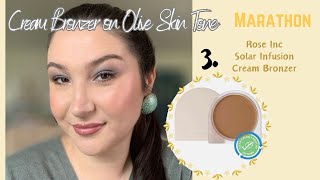 3 Cream Bronzer Rose Inc Kauai for olive skin tone [upl. by Cherilyn]