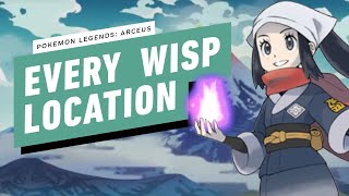 Pokemon Legends Arceus  Every Wisp Location [upl. by Sisile]