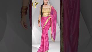 How To Drape Stylish Pallu Saree To Look Fashionable  Fancy Pallu Sari Style [upl. by Cooperstein]