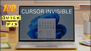 how to fix cursor not showing in window 11  easiest solution  100 working [upl. by Eimma]