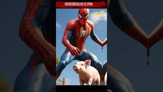 Spider Man X Pig shorts avengers spiderman [upl. by Agem]