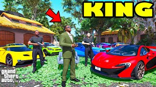 Franklin Is The New KING OF LOS SANTOS in GTA 5  SHINCHAN and CHOP [upl. by Marita]