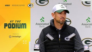 Matt LaFleur on Josh Jacobs Hes a coachs dream [upl. by Iddo]