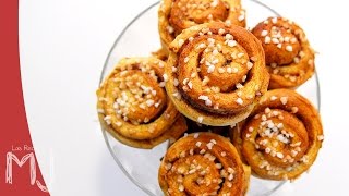 CINNAMON BUNS ROLLOS DE CANELA  El dulce de Suecia [upl. by Repmek]