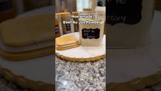 Homemade Beef Au Jus Powder madefromscratch cooking hobbyhomestead recipe [upl. by Nelak]