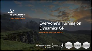 Everyones Turning On Dynamics GP Heres what we can do [upl. by Luisa]