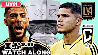 LAFC vs Columbus Crew Leagues Cup Final Live Watch Along  Leagues Cup 2024 [upl. by Tarrah912]