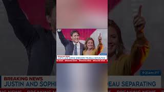 PM Justin Trudeau and wife Sophie Gregoire Trudeau are separating shorts [upl. by Ocinemod]