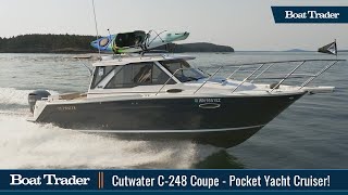 Cutwater C248 Coupe Pocket Yacht Cruiser [upl. by Nnylarak]