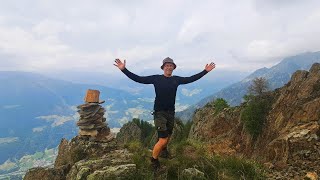 E5Alpenüberquerung Oberstdorf  Bozen Tag 7  Moos in Passeier zur Hirzer Hütte über Pfandler Alm [upl. by Arocahs]