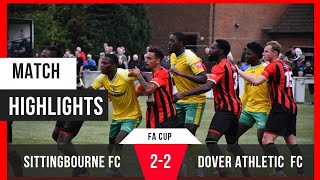 Sittingbourne FC vs Dover Athletic FC Match Highlights [upl. by Delinda965]