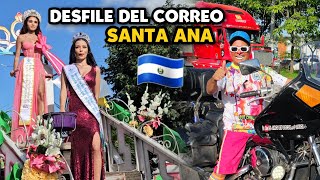 🥳 Impresionante Desfile del Correo en SANTA ANA 2024 [upl. by Anemolihp]