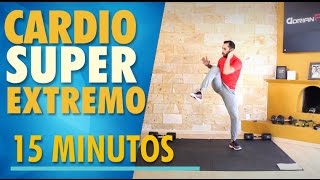 CARDIO DE ALTA INTENSIDAD  DESTRUYE GRASA EN 15 MINUTOS [upl. by Yunick]