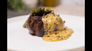 Eye Fillet With Creamy Peppercorn Sauce [upl. by Elahcar]