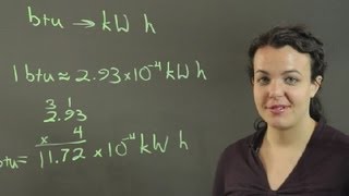 How to Convert BTU to Kilowatt  Conversions amp Other Math Tips [upl. by Orat]