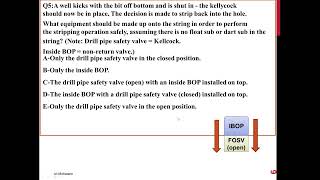 WELL CONTROL EQUIPMENTS IBOPS AND FOSV EXCERCISES 16 الحلقة السادسة عشر [upl. by Chastity]