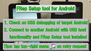 FRep Setup tool for Android [upl. by Boiney965]