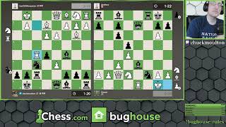 bughouse with Matttin on chesscom [upl. by Eilak]