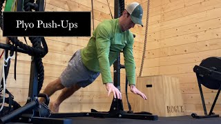 Push Up Power Training Band Assisted Plyo Push Ups [upl. by Linetta]