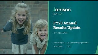 Janison Education Group FY23 investor presentation – 21 August 2023 [upl. by Eimrots]