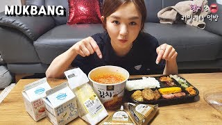 리얼먹방 햄지s 편의점 최애템ㅣKorean Convenience Store FoodㅣREAL SOUNDㅣASMR MUKBANGㅣEATING SHOWㅣ [upl. by Swigart]