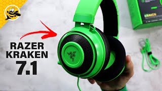 Razer Kraken 71 Gaming Headset  Unboxing amp Mic Test [upl. by Lirpa539]