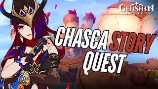 Chasca Story Quest  Genshin Impact 52 [upl. by Haianeb728]