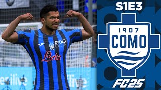 Tougher than I expected  FC 25 Como Career Mode S1E3 [upl. by Keithley]