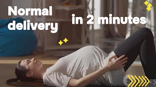 Top Exercises for Easy Labor amp Normal Delivery [upl. by Colly]