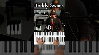 Lose Control by TeddySwims Piano Tutorial [upl. by Allin]