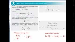 Differential and integrated rate equations [upl. by Yahsal472]