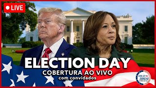 ELEIÇÃO ESTADOS UNIDOS APURAÇÃO DOS VOTOS LIVE [upl. by Ilera626]