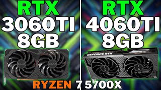 RTX 3060 TI vs RTX 4060 TI  TESTES EM 16 GAMES [upl. by Gretchen]