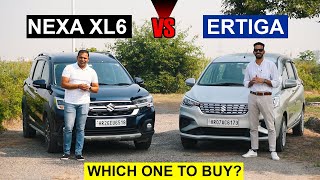 XL6 vs Ertiga  Choose between these two MPVs  Car Quest [upl. by Anyrb]