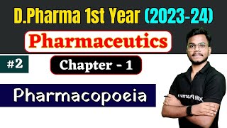 Pharmaceutics Ch1 । Pharmacopoeia  IP  BP amp USP ।DPharma 1st YearBy Mithilesh kumar [upl. by Ahsilam963]