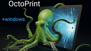 How to set up OctoPrint server on old windows laptop 3dprinting tutorial [upl. by Yblehs677]