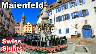 Maienfeld Switzerland 4K Video Heidiland [upl. by Rainie659]