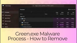 Greenexe Virus Process  How to Remove It Working Guide [upl. by Acsirp598]