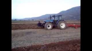 NEW HOLLAND TM 165 amp FIATAGRI 11090 OTMA GREECE [upl. by Edith]