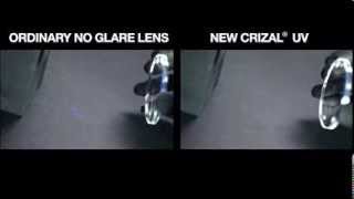 Crizal UV™ Demo Transmission vs Reflection [upl. by Ettenan]