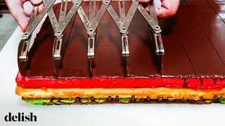 How Americas Oldest Italian Bakery Makes 40000 Rainbow Cookies Every Day  Delish [upl. by Pooh]