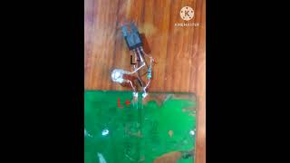 13005 transistor solar penal se on off Automatic switching LED light sarkit electronic shortvideo [upl. by Bouley]