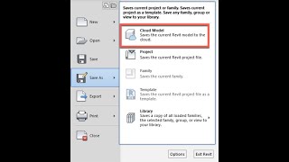 Revit upload Collaborate to ACC [upl. by Allecram616]